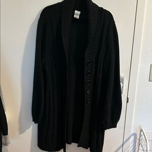 Just My Size Black Cardigan Sweater-Pre loved 🥰
